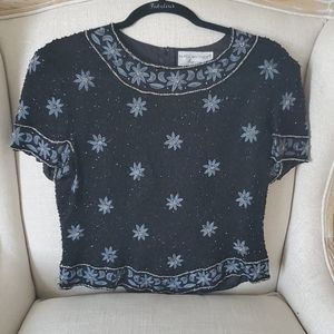 Sequin short sleeve